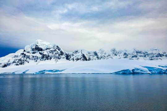 The Seven Sisters mountains overlooking the water