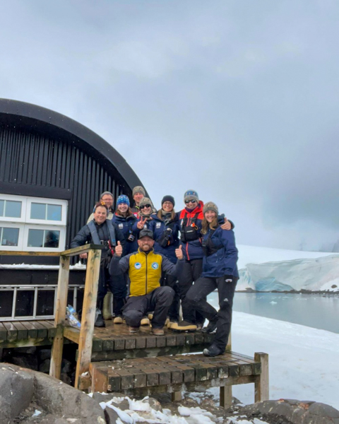 The Port Lockroy team