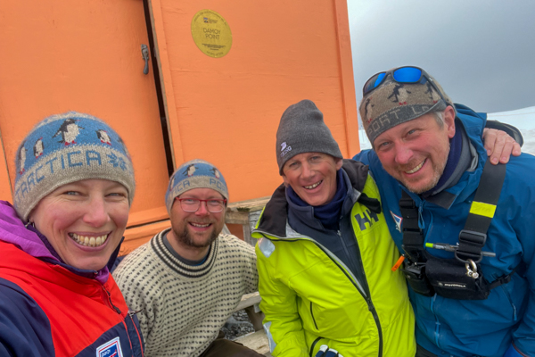 The team with Nick Cox