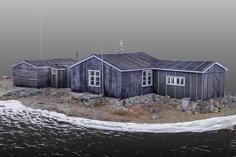 A 3D model of Wordie House