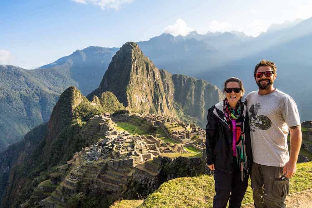 Alesha and Jarryd at Machu Picchu