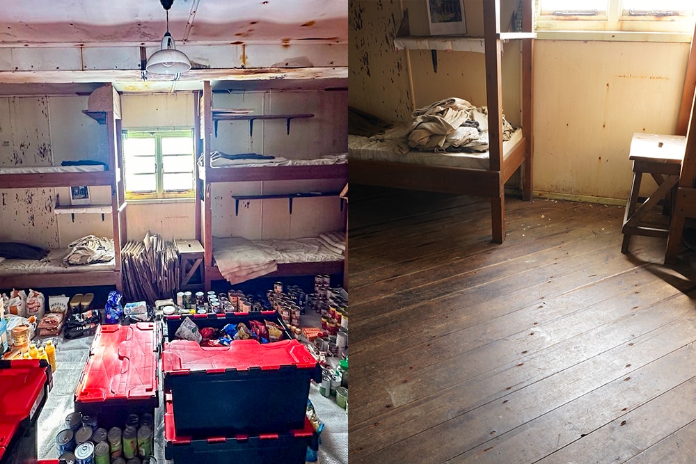 bunkroom full and empty