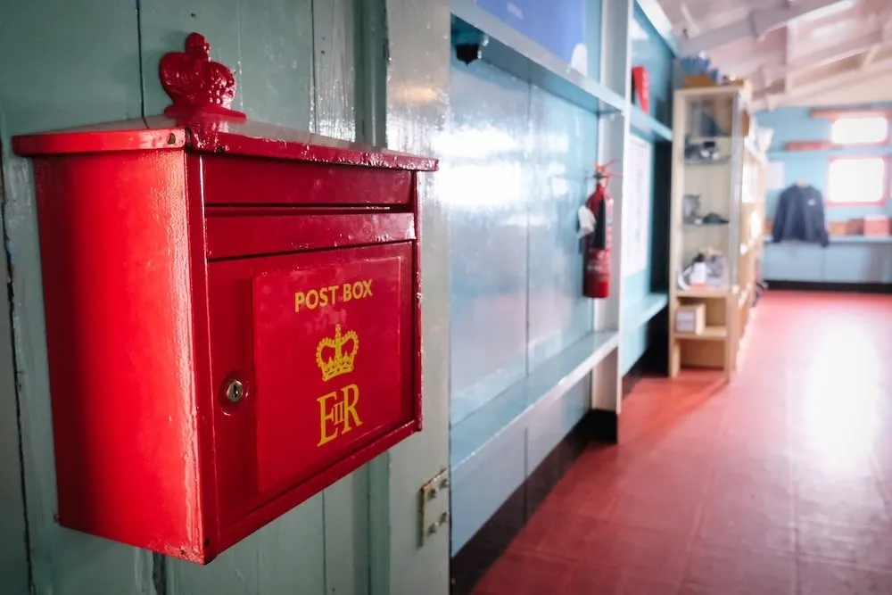 Port Lockroy's post box
