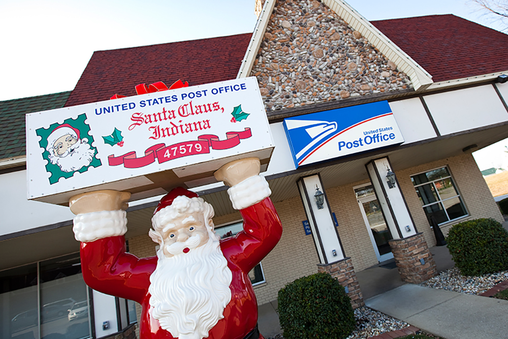 The Santa Claus Post Office in Indiana – one of the world's most unusual post offices